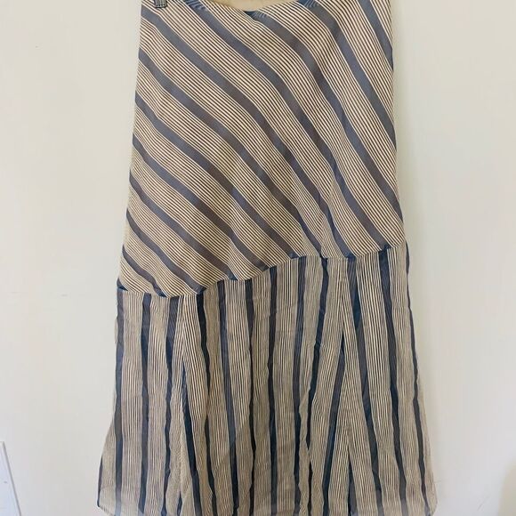 Beachy Striped Skirt with Rope Details - Picture 4 of 5